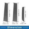 Ford Ranger Carbon Fiber 6pcs Door Pillar Window Trim (2019-2023)