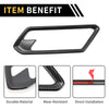 Chevy Colorado Door Handle, Carbon Fiber Pattern Bezel Cover (2023-2024)