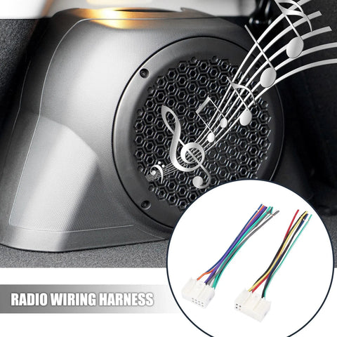 Kia Rio Car Stereo CD Player Wiring Harness Set (2001-2005)