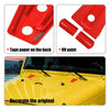 Jeep Wrangler 2007-2018 Red Engine Hood Hinge Cover Trim