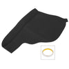 Honda Odyssey Black Microfiber Leather Door Panel Armrest Covers (2011-2017)