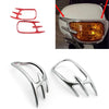 Honda Goldwing GL1800 2 x Chrome Fairing Rearview Mirror Back Trim (01-17)