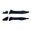 Hyundai i30 GD Door Handle Set 4x Front Rear Left+Right Outer Black (2012–2017)