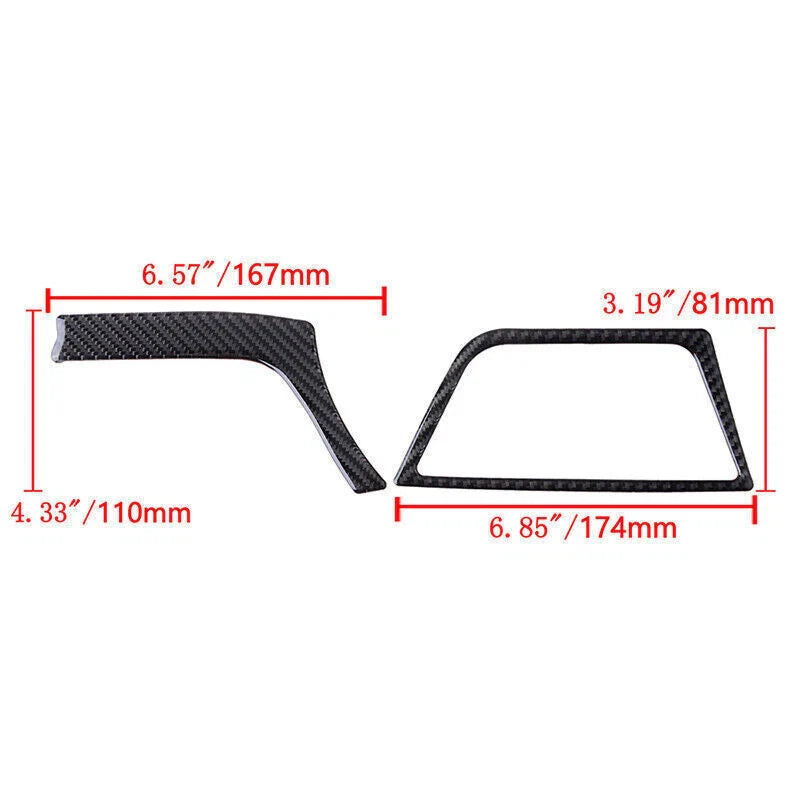 BMW F30 GT F34 Carbon Fiber Side Air Vent Outlet Cover (2013-2019)