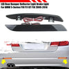 BMW 5-Series Smoke LED Rear Bumper Reflector Lights (2009–2014)
