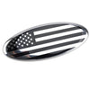 Ford F150 F250 F350 Oval Grille Cover US Flag Badge (2015-2023)