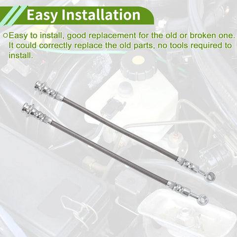 Nissan Patrol GQ Y60 2 x Rear Extended Brake Line Hose Kit (1988-1997)