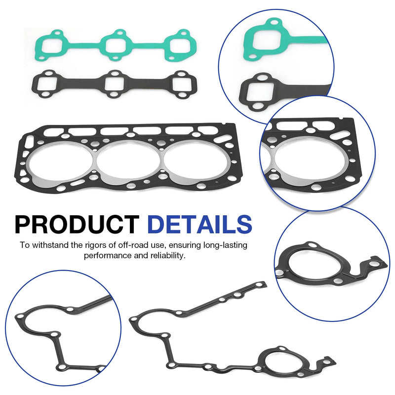 Kawasaki Mule 2510 / 3010 / 4010 Diesel Engine Top End Gasket Rebuild Kit