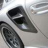 Porsche 911 997 Turbo Black Carbon Fiber Side Fender Covers (2004-2012)