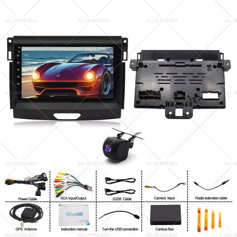 Ford Ranger (2016-2020) Wireless CarPlay Android Auto GPS FM Dash Kit