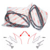 Toyota Hilux LN85 YN85 LN86 YN86 RN106 RN130 1987 Glass Run Channel Set