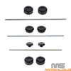 Harley Sportster S RH1250S Black Axle Nut Covers (2021-2023)