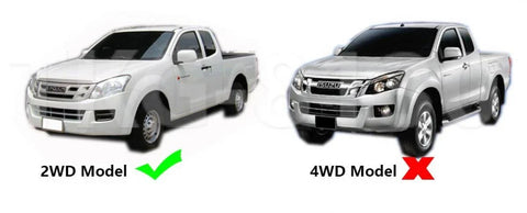 Isuzu D-Max (2WD) 2012-2015 Mud Flap (2012-2015)