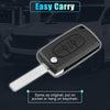 Citroen C2, Peugeot 3 Button Keyless Entry Remote Key Shell (2003-2010)