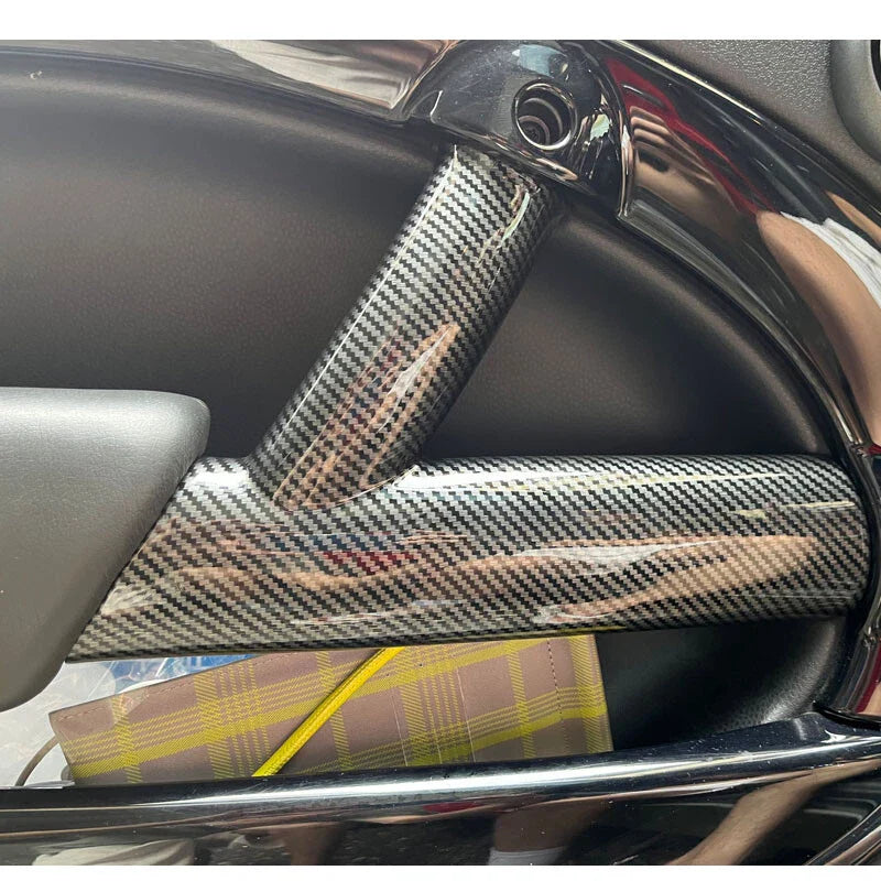 Mini Cooper R50 R52 R53 Carbon LOOK Side Interior Door Hanle Cover Trim Fit