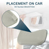 Nissan Rogue Gray 1 Set Makeup Mirror Cover Sun Visor Cap Clip