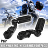 Harley Foot Pegs / Short Angled Mount / Pedal