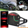 Harley FXS LED Brake Tail Light & License Plate Holder