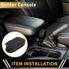 Ford Ranger Microfiber Leather Black Center Console Cover