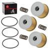 Honda CRF250R CRF250RX 3 x Oil Filter & O-Ring Spring (2004–2024)