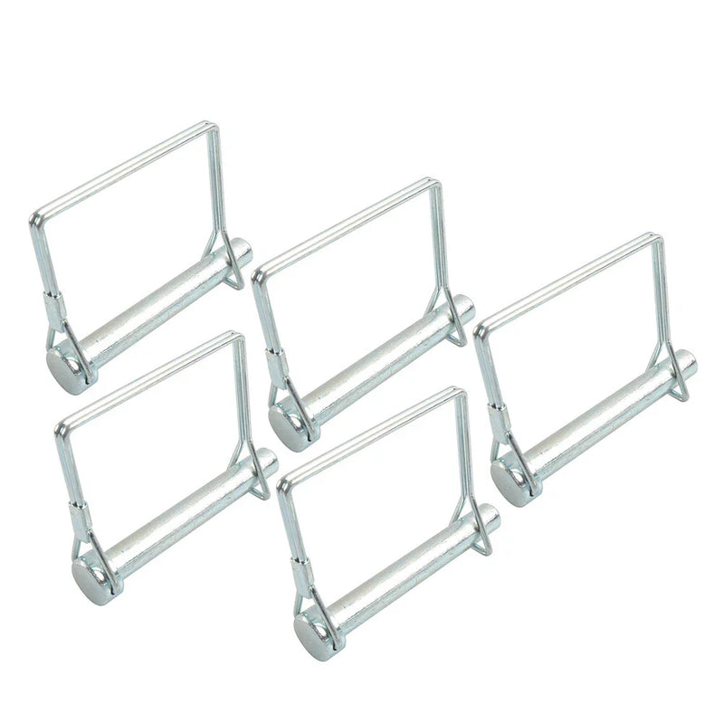 5 x Shaft Lock Pin Trailer Tow Coupler Safety Snap Locking Pin w/ Rope