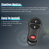 Dodge 3-Button Key Fob Shell Case (2001 - 2005)
