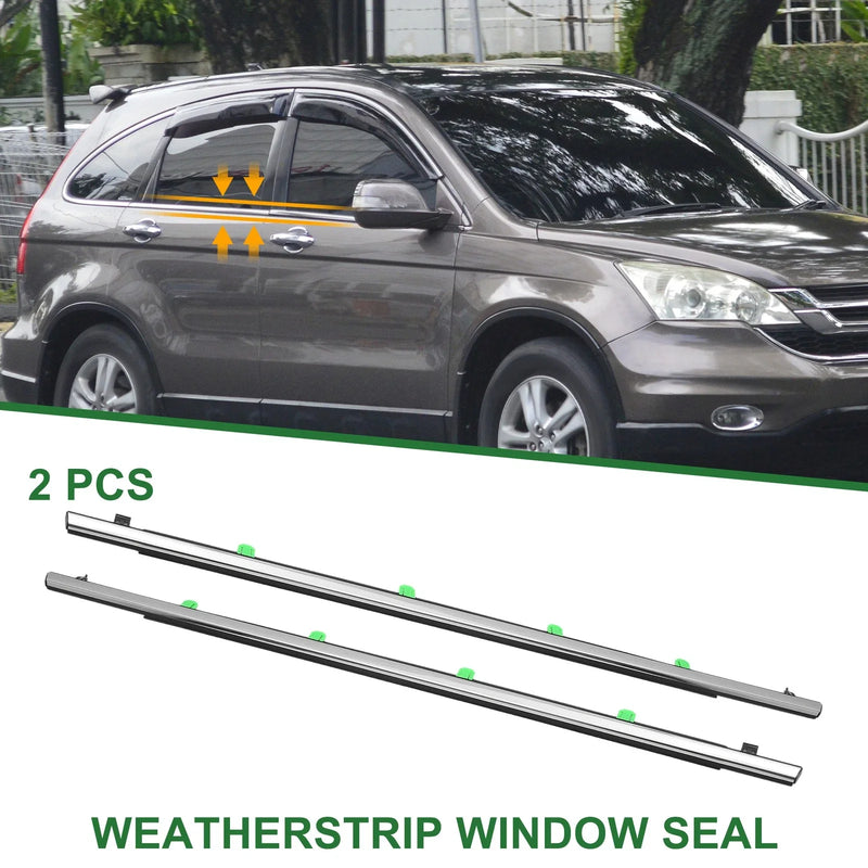 Honda CR-V 2 x Rear Left & Right Weatherstrip Window Seals (2017-2023)
