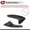 Jeep Grand Cherokee Set Black Plastic Steering Wheel Paddles (2014-2020)