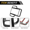 Ford Ranger Carbon Fiber Dashboard Air Vent Trim (2023-2024)