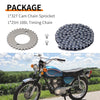 Honda SL100 SL125 XL125 XL200R Cam Timing Chain Sprocket (1969–1984)