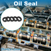 Vehicle Oil Seal 25x42x12mm 5 Pcs Seal Ring Rotary Shaft Nitrile Rubber