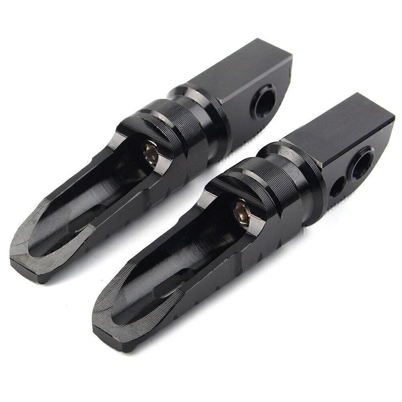 Street Scrambler 900 T100 T120 Black Aluminum  Rear Footrests (2016-2023)