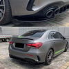 Mercedes Benz A-Class W177 Rear Side Splitter Cover (2019-2023)