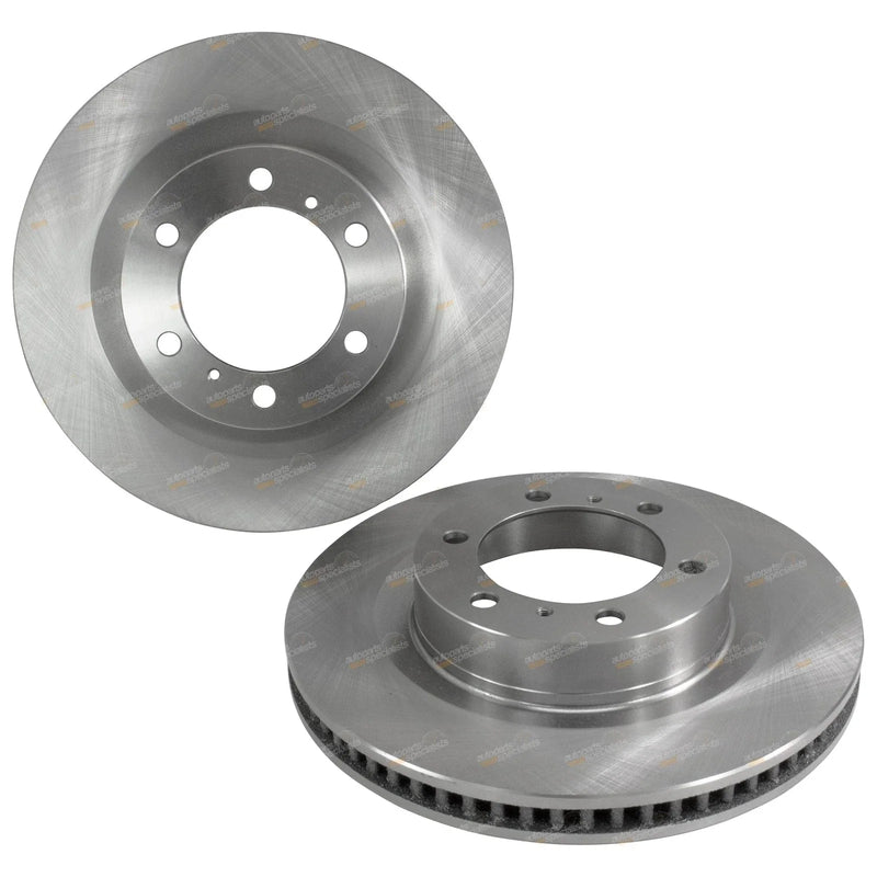 Toyota Prado KDJ150R Front Brake Rotors + Pads 2x (2009–2015)
