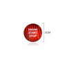 For Lexus IS ES GS Red Carbon Fiber Engine Start Buttons Cover Cap Sticker