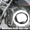 Motorcycle Brake Line Oil Hose Pipe with Spring Protection / 200cm /