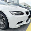 BMW E90 E92 E93 M3 2 x Gloss Black Headlight Eyelid Trims (2007-2013)