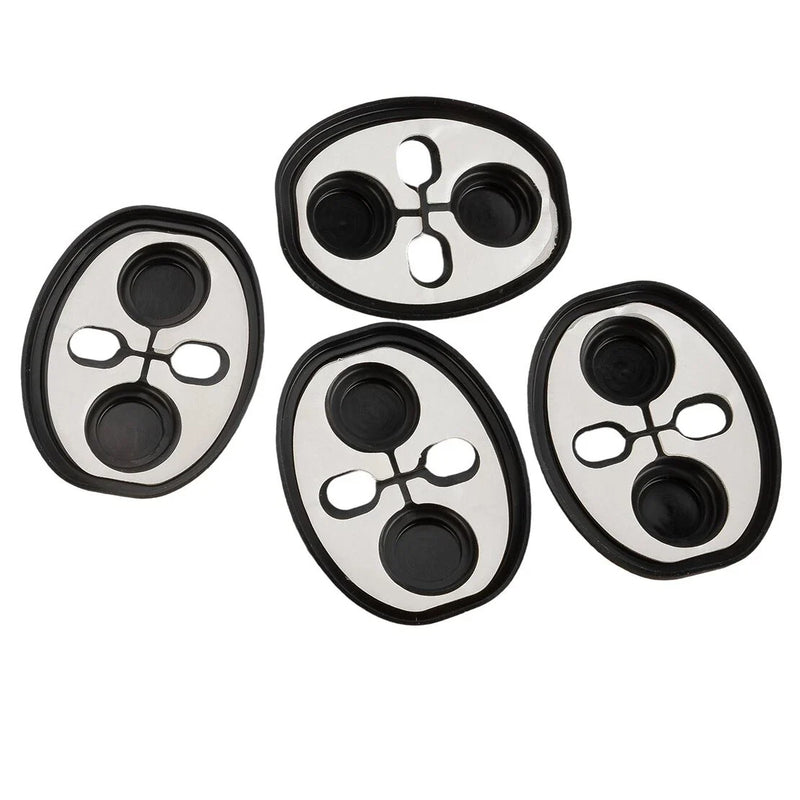 4 x Black Car Door Latch Silicone Cushion Protectors