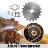 Dirt Bike Mini Bike 19T 17mm Motorcycle Front Engine Sprocket