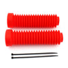 Honda ATC 250R Red Plastic Front Fork Shock Boots (1983-1986)