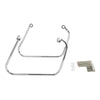 Harley Softail Slim Chrome Saddlebag Support Brackets (2018-2024)