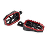 Harley Electra Glide Classic Black / Red Rear Foot Pegs