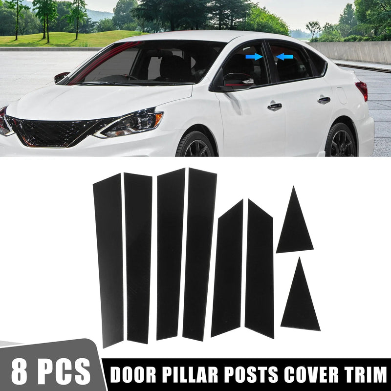 Nissan Altima 8 Pcs Car Door Cover Trim Pillar Stickers (2013-2018)