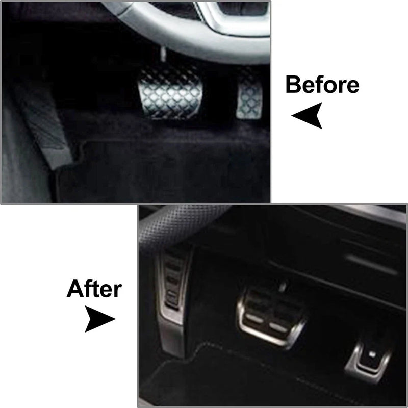 Audi A4 S4 A5 Q7 RHD Foot Rest Pedal Covers (2008-2023)