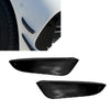 Mercedes Benz C-Class 2 x Car Front Bumper Lip Splitter Fins Spoiler (2022-2023)