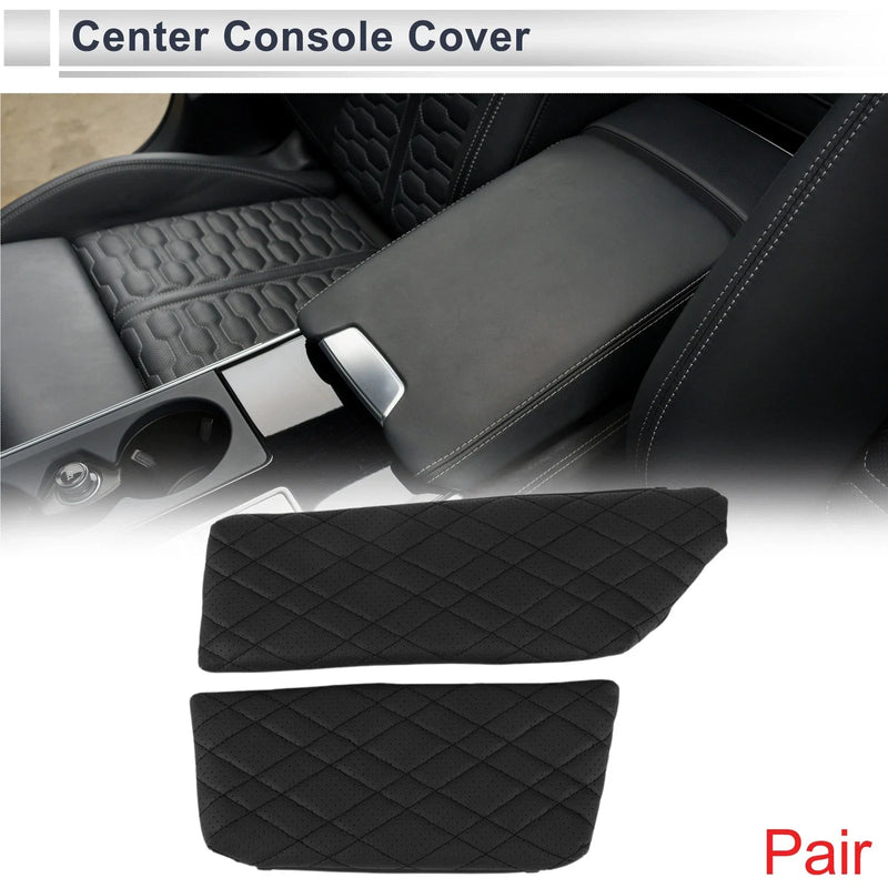 BMW 5 Series (2011-2017) Black Center Console Cover with Storage Bag