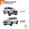 Mitsubishi Pajero Sport Matte Black Door Sill Scuff Plates (2015-2024)