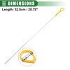 Mazda Miata 1999-2005 Metal Plastic Yellow Engine Oil Dipstick