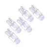 Car 5 x T10 COB Blue LED License Plate Dash Light Bulbs (Various Years)