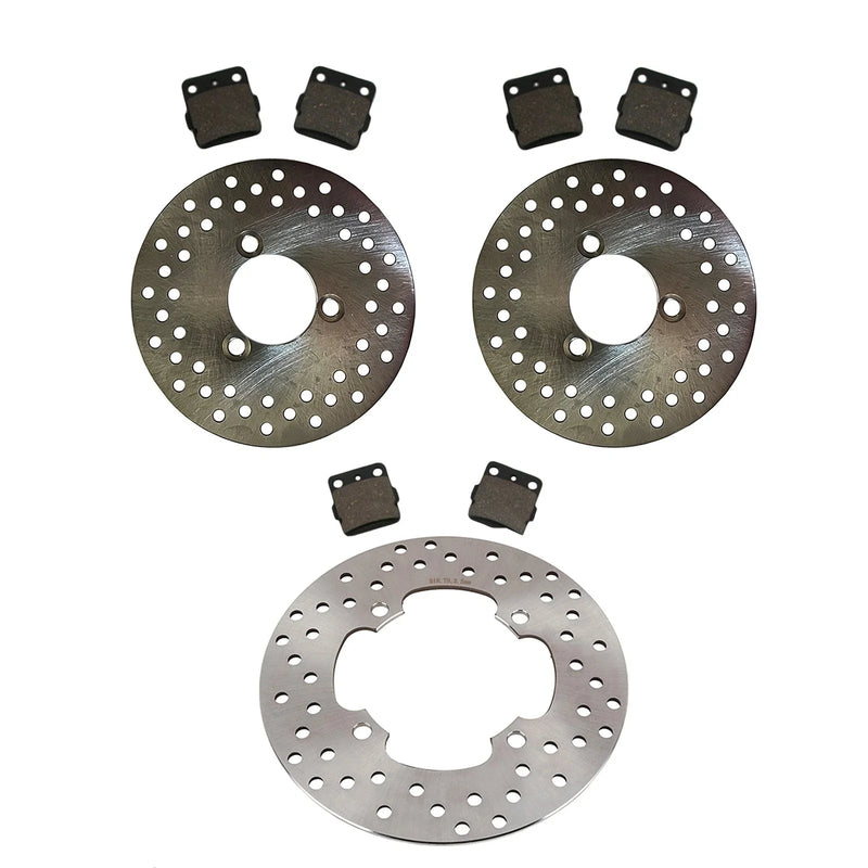 Honda TRX400EX TRX400X Front & Rear Brake Rotors & Severe Duty Brake Pads